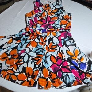 LAUREN Ralph Lauren Multicolor Patterned Dress,ZISE 0